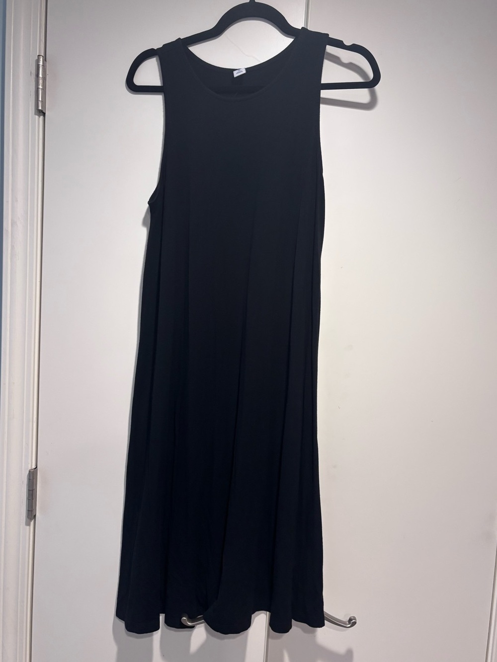 Old Navy Black Knit Sleeveless A-Line Dress - Tall